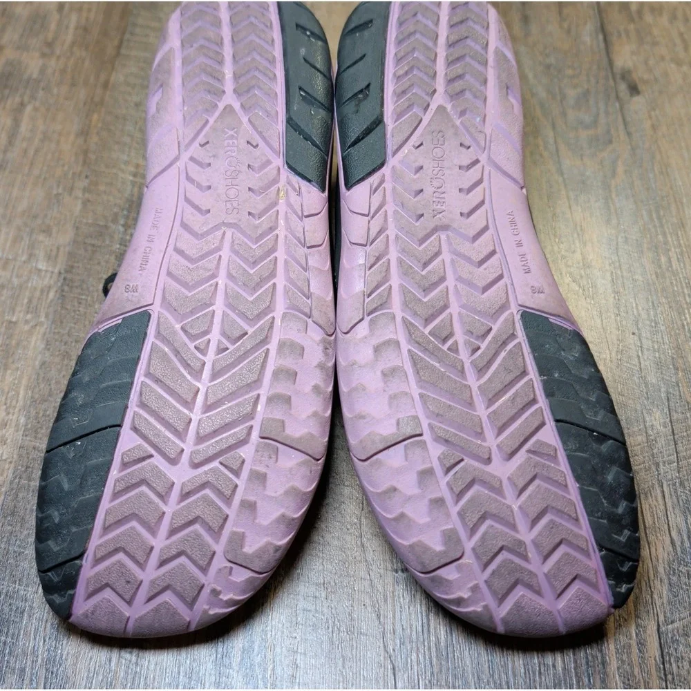 XERO Forza Runner Barefoot Minimalist Sneaker Black Elderberry Women's Size 8 - Picture 12 of 13